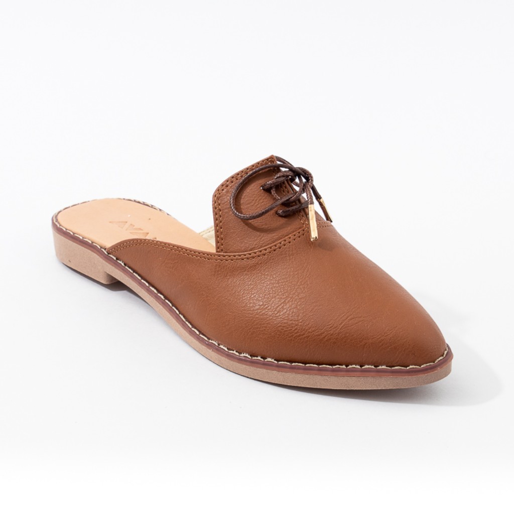 Mules Miel (Cordón) - AVANTI  Urban Shoes